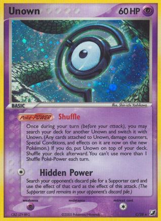 Unown (C) 00C [Unseen Forces]  - Holofoil
