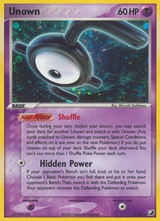 Unown (E) 00E [Unseen Forces]  - Holofoil