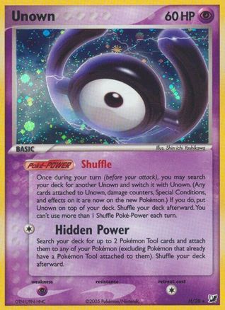 Unown (H) 00H [Unseen Forces]  - Holofoil