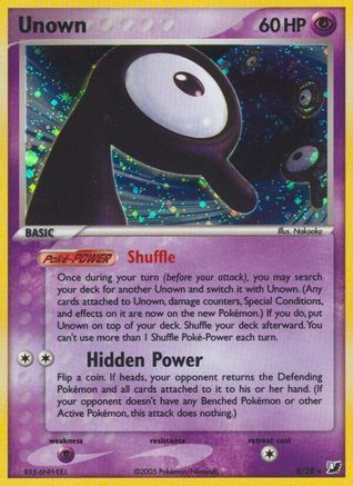Unown (R) 00R [Unseen Forces]  - Holofoil