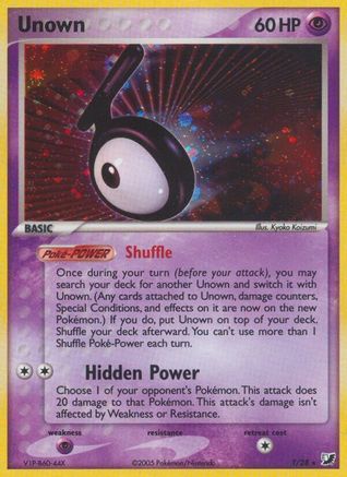 Unown (T) 00T [Unseen Forces]  - Holofoil