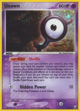 Unown (Y) 00Y  - Holofoil
