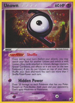 Unown (Z) 00Z [Unseen Forces]  - Holofoil