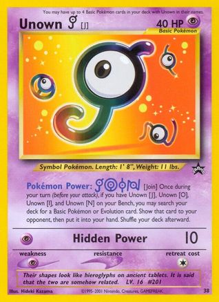 Unown [J] 038/53 [WoTC Promo]