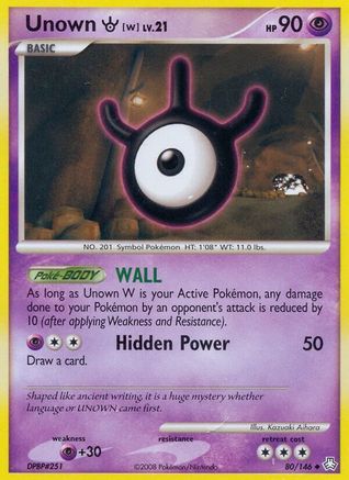 Unown (W) 080 [Legends Awakened]