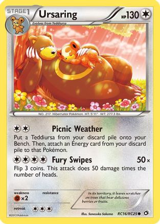 Ursaring RC16/RC25 [Legendary Treasures Radiant Collection]  - Holofoil
