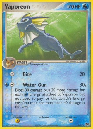 Vaporeon 006/017 [POP Series 3]