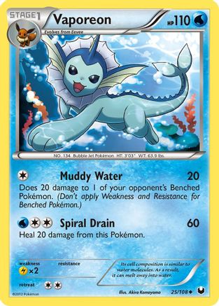 Vaporeon 025/108 [Dark Explorers]