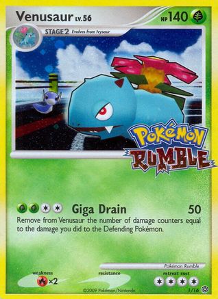Venusaur 001 [Rumble]  - Holofoil