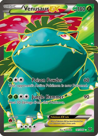 Venusaur EX (141 Full Art) 141/146 [XY Base Set]  - Holofoil