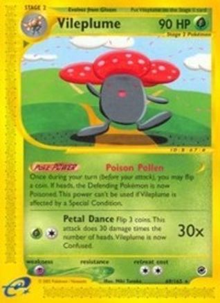 Vileplume (69) 069/165 [Expedition]  - Reverse Holofoil