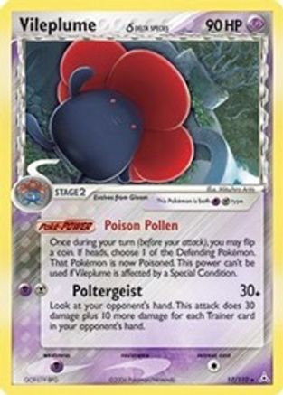 Vileplume (Delta Species) 017/110 [Holon Phantoms]  - Holofoil