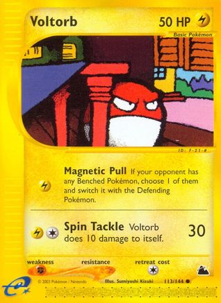 Voltorb 113 [Skyridge]  - Reverse Holofoil