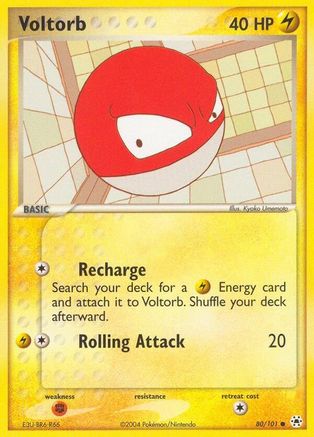 Voltorb 080 [Hidden Legends]  - Reverse Holofoil