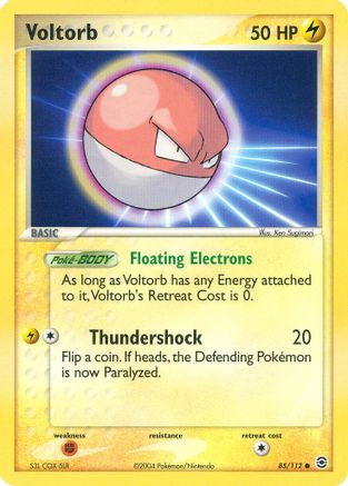 Voltorb 085/112 [FireRed & LeafGreen]  - Reverse Holofoil