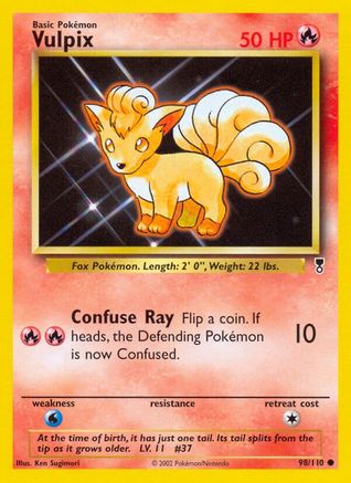 Vulpix 098/110 [Legendary Collection]  - Reverse Holofoil