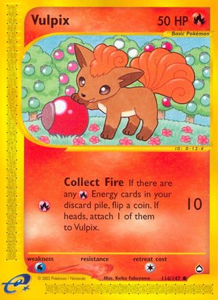 Vulpix 116/147 [Aquapolis]