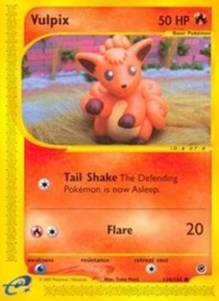 Vulpix 136/165 [Expedition]  - Reverse Holofoil