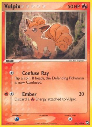 Vulpix 069/108 [Power Keepers]  - Reverse Holofoil