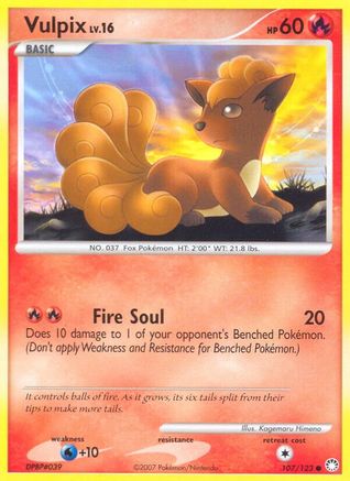 Vulpix 107/123 [Mysterious Treasures]