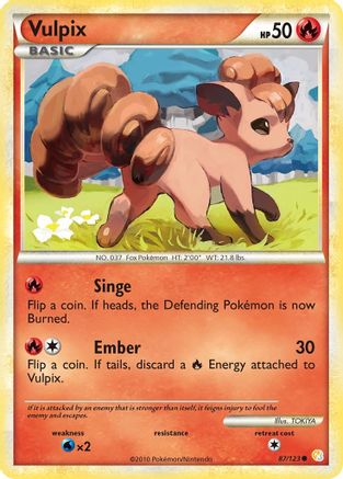 Vulpix 087/123 [HeartGold SoulSilver]