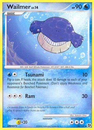 Wailmer 058 [Great Encounters]  - Reverse Holofoil