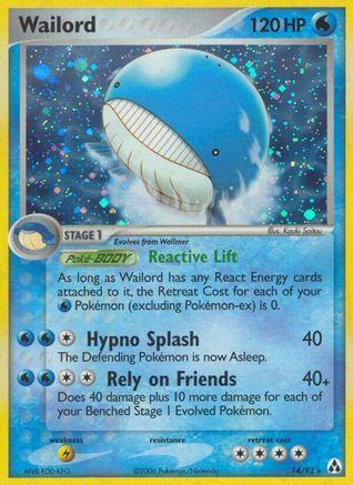 Wailord 014 [Legend Maker]  - Reverse Holofoil
