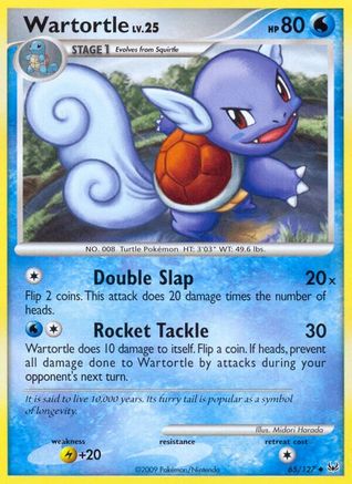 Wartortle 065 [Platinum]  - Reverse Holofoil