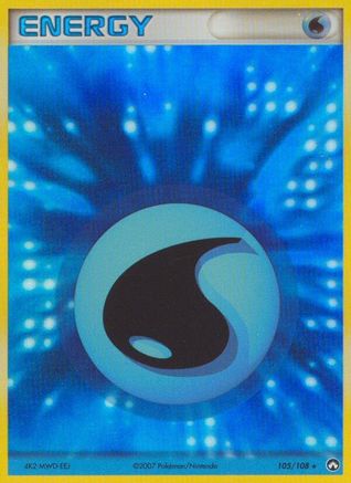 Water Energy 105/108 [Power Keepers]  - Holofoil