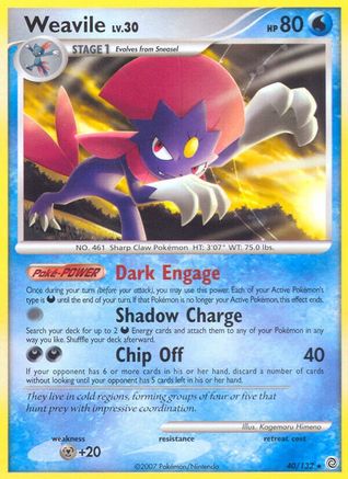 Weavile 040 [Secret Wonders]