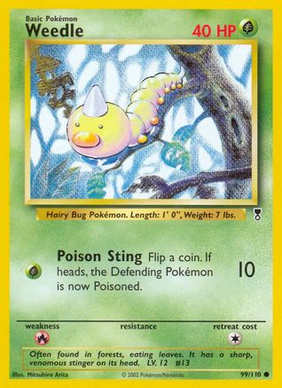 Weedle 099/110 [Legendary Collection]  - Reverse Holofoil