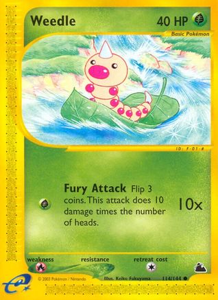 Weedle (114) 114 [Skyridge]