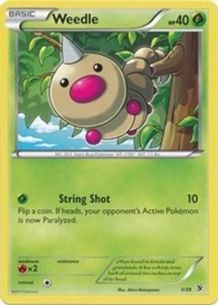 Weedle 001 [Kalos Starter Set]