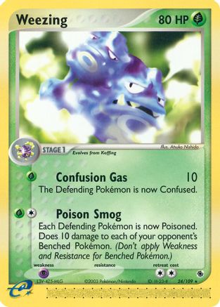 Weezing 024/109 [Ruby and Sapphire]