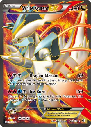 White Kyurem EX (146 Full Art) 146 [Boundaries Crossed]  - Holofoil