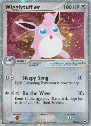 Wigglytuff ex 101 [Hidden Legends]  - Holofoil