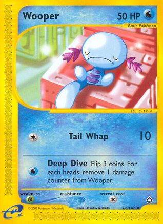 Wooper (66) 066 [Aquapolis]  - Reverse Holofoil
