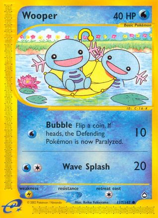 Wooper (117) 117 [Aquapolis]