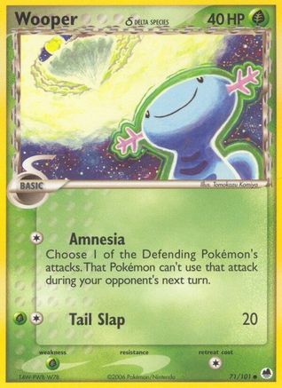 Wooper (Delta Species) 071/101 [Dragon Frontiers]