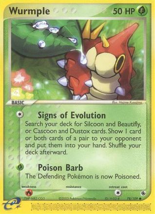 Wurmple 078/109 [Ruby and Sapphire]