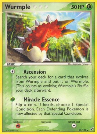Wurmple 082 [Deoxys]  - Reverse Holofoil