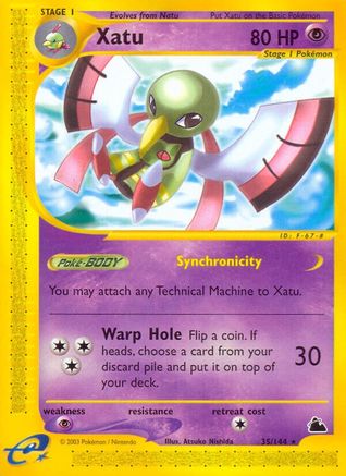 Xatu (35) 035/144 [Skyridge]  - Reverse Holofoil