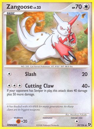 Zangoose 059 [Great Encounters]  - Reverse Holofoil