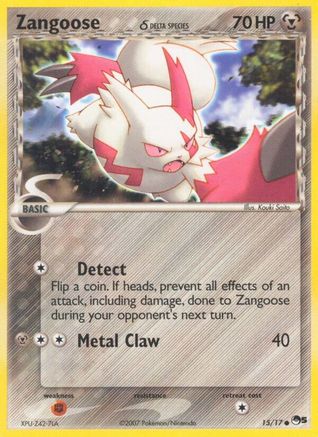 Zangoose (Delta Species) 015 [POP Series 5]  - Holofoil
