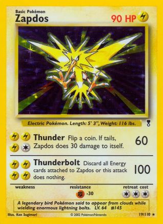 Zapdos 019 [Legendary Collection]  - Holofoil