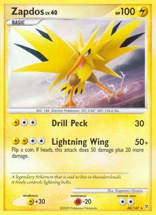 Zapdos (48) 048 [Supreme Victors]  - Reverse Holofoil