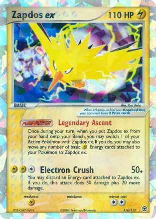 Zapdos ex 116 [FireRed & LeafGreen]