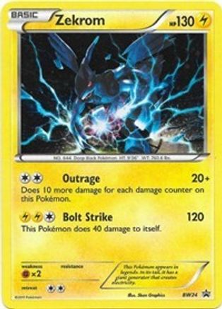 Zekrom BW24 [Black and White Promos]  - Holofoil