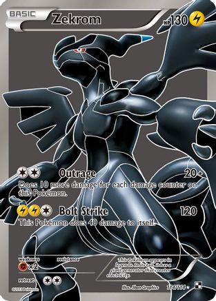 Zekrom (114 Full Art) 114/114 [Black and White]  - Holofoil