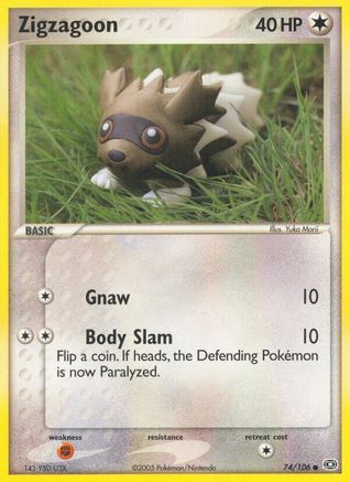 Zigzagoon 074 [Emerald]